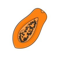 Papaya Transparent Background Illustration png