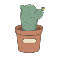 Cactus Sticker Illustration png