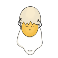 Cracked Egg Shell Illustration png