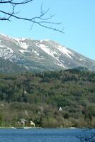 nieve en el francés Alpes foto