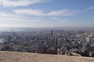 ver desde el castillo terminado alicante foto