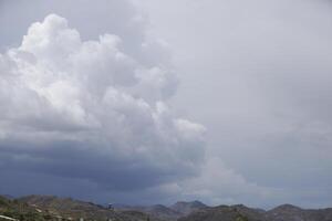 mountains and clouds photo