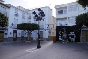 in the streets of lubrin, almeria photo