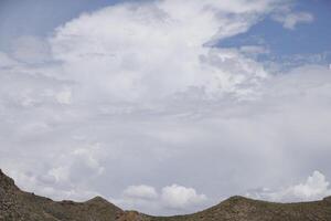 mountains and clouds photo