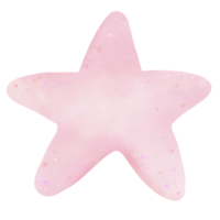 Star in the watercolor png