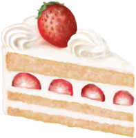 Strawberry cake drawing png