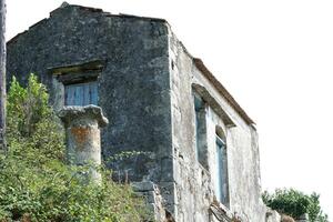 walking in the old city Lappa or Argiroupolis, crete, greece photo