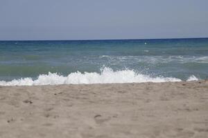 disfrutar el verano a el playa foto