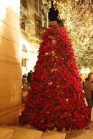 Navidad noche en alicante, España foto