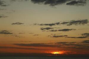 sunrise from the sea photo