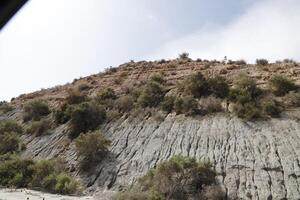 chalk rocks, andalucia, spain photo