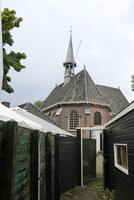 Spaarndam, a nice village located on the Spaarne River and a lake. the locks are characteristic of this place., the netherlands photo
