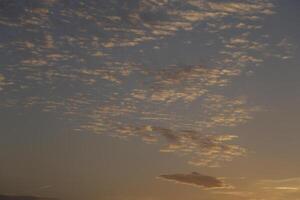 sunset in the netherlands, clouds, colors photo
