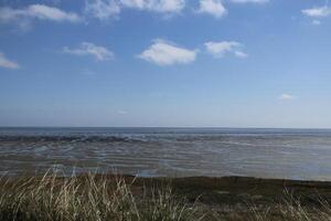 ver terminado el wadden mar desde vlieland, Países Bajos foto