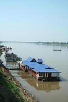 trade from Thailand to Laos over the Mekong River photo