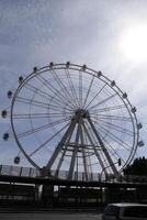 Ferris wheel in the center of malaga, spain photo