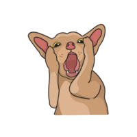 chien meme illustration png