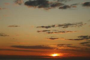 sunrise from the sea photo