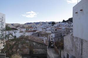 view over the village lubrin, almeria, spain photo