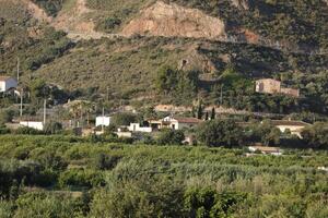 houses in the mountains of almeria, spain photo