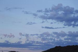 sunset in the mountains of spain photo
