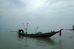 pescar bote, koh phangan, Tailandia foto