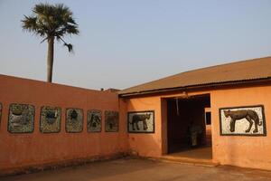 voodoo temple in allada, benin photo