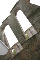 ruined church, ruins of a church that was once struck by lightning in oude niedorp, the netherlands photo