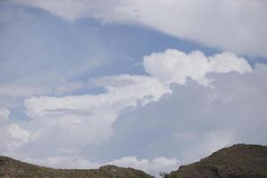 mountains and clouds photo