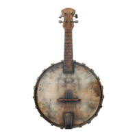 tradicional banjo música instrumento em transparente fundo png