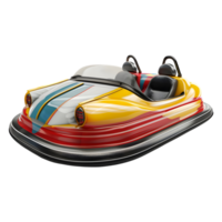 Dodgem Bumper Car on Transparent Background png