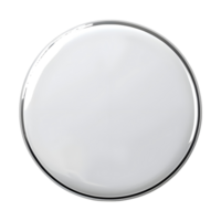 Round Button on Transparent Background png