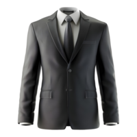 Office Pent Coat Suit on Transparent Background png