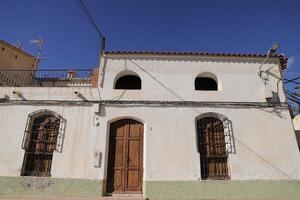 pueblo vida en uleila del campo, almería, andalucia foto