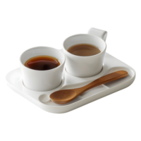 café o té tazas en transparente antecedentes png