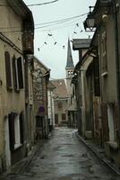 antiguo pueblo en Francia foto