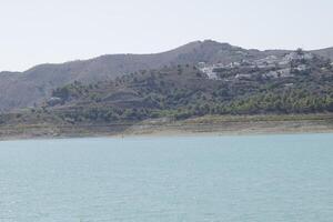 lake las mayoralas, periana, spain photo