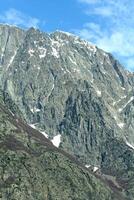 snow in the french alps photo