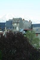 la amurallar un pequeño pueblo en Francia, Europa foto