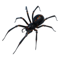 Redback Spinne auf transparent Hintergrund png