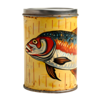 Meeresfrüchte Fisch Container Box auf transparent Hintergrund png