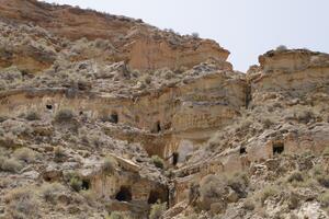 cave houses in cuevas del almanzora, unfortunately many of them have been collapse by earth quakes and rain fall. Cuevas del Almanzora, Spain photo