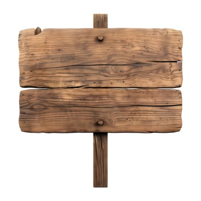 Old Wood Sign PNGs for Free Download