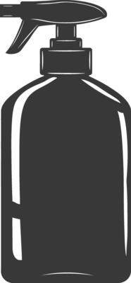 silhouette hand sanitizer bottle black color only