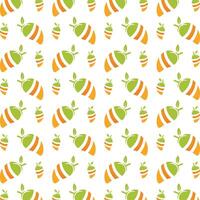 Mango favorable trendy multicolor repeating pattern illustration background design vector