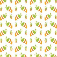 Mango favorable trendy multicolor repeating pattern illustration background design vector