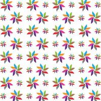 Vortex circle favorable trendy multicolor repeating pattern illustration background design vector