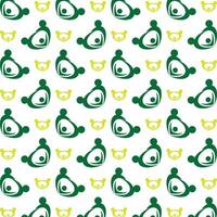 Child care favorable trendy multicolor repeating pattern illustration background design vector