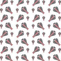 Snake favorable trendy multicolor repeating pattern illustration background design vector