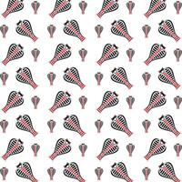 Snake favorable trendy multicolor repeating pattern illustration background design vector